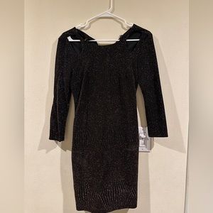 Evening Dress Black and Gold